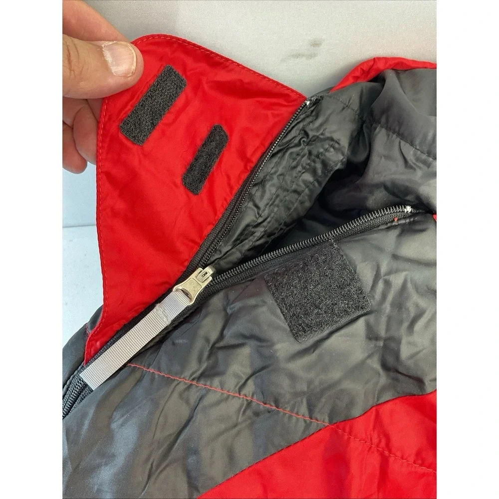 The North Face Blue Ridge Mens 20F -7C Sleeping Bag Camping Red Black